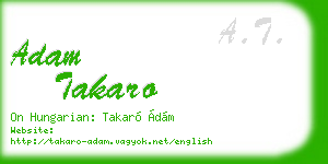 adam takaro business card